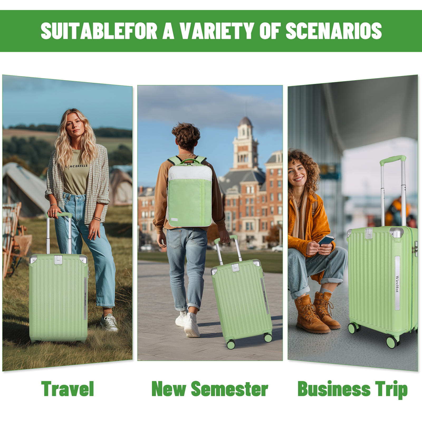 22x14x9 Carry On Luggage Sets