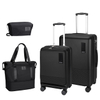 4 Piece Black Luggage Set 